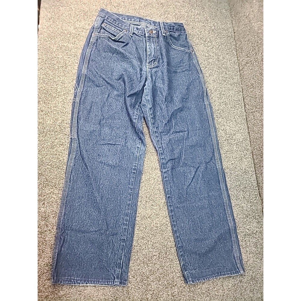 Mens DICKIES Relaxed Fit Carpenter Dark Jeans Pants SIZE 30x 30